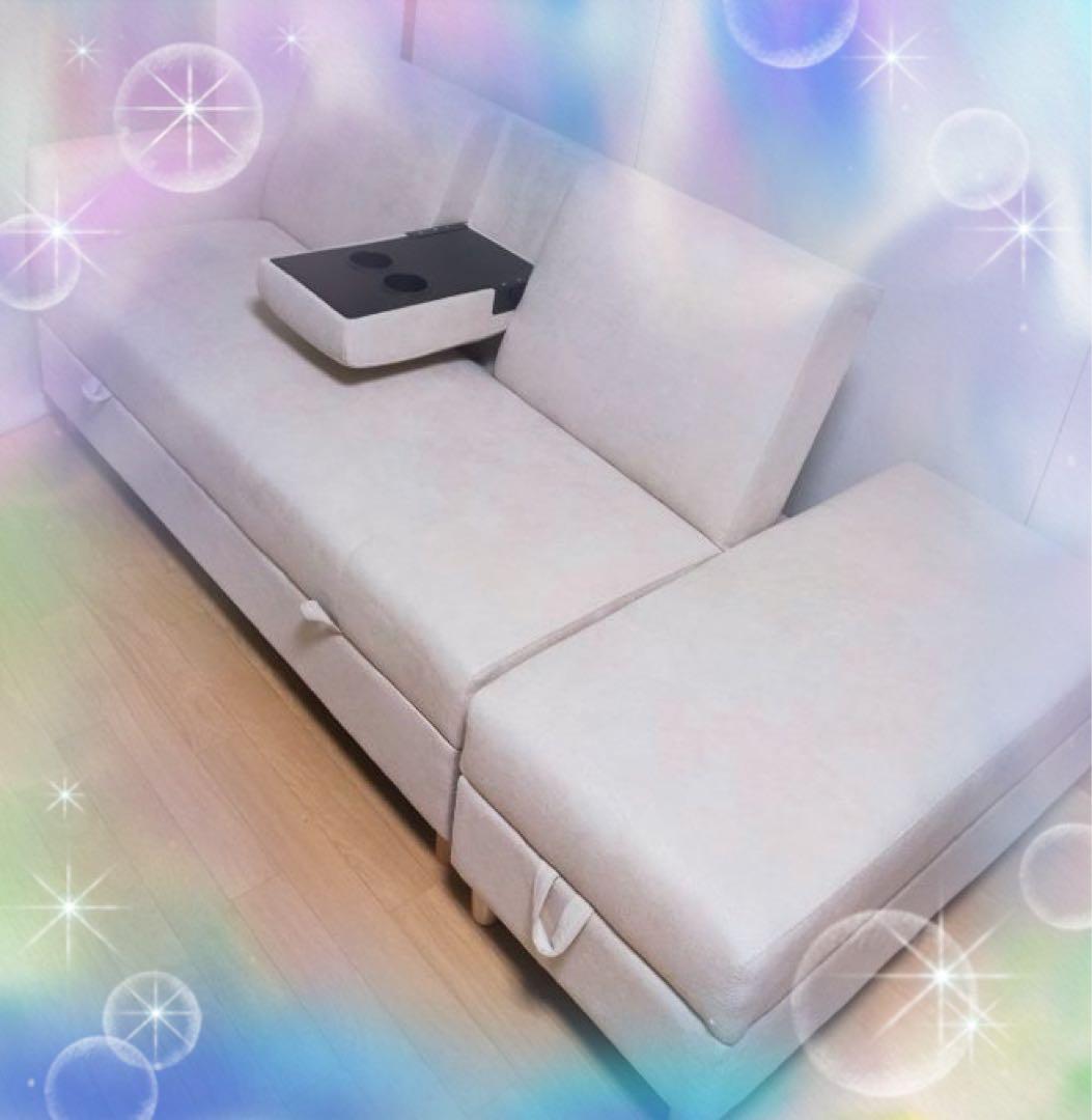 新品　ソファ　ソファー　ソファセット　リビングソファ　フロアソファ　アイボリー