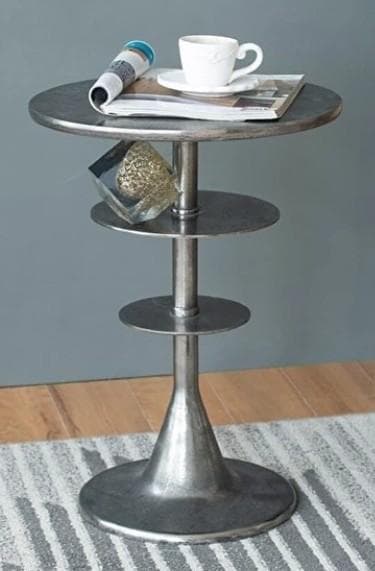 メタル製三段サイドテーブル