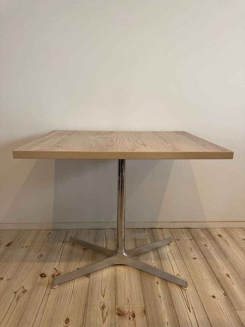 カフェ 長方形テーブル 60×80cm高さ70cm 1本脚 業務用⑤