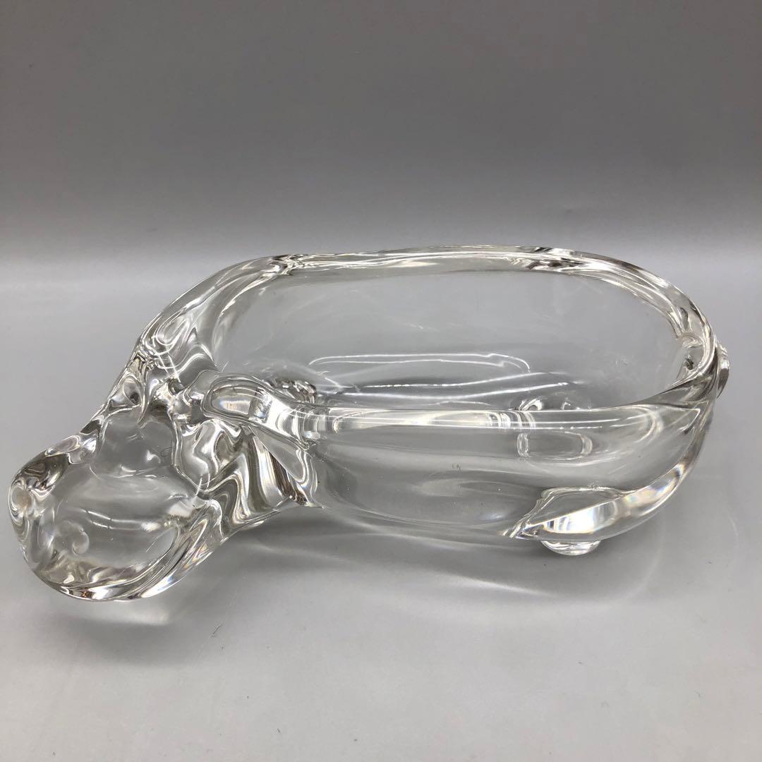 東洋佐々木ガラスクリスタル動物園シリーズ置物小物入れ犬&イノシシ&カバ3種セット