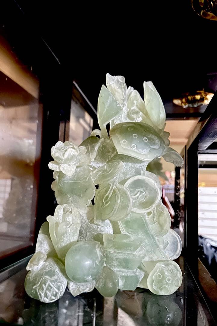 中国　翡翠　美しい陶磁器　古美術　骨董品　美術 中国美術 中国古玩 時代物 置物