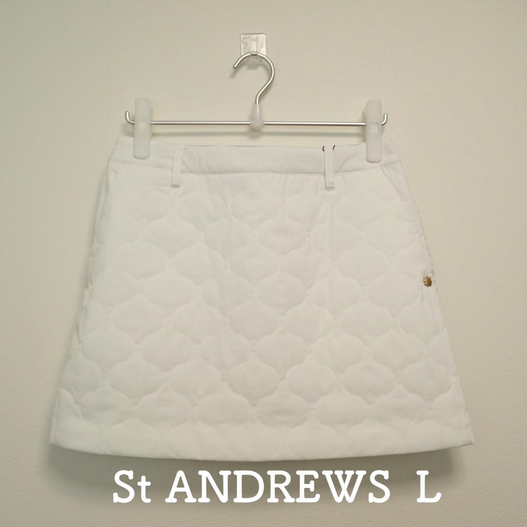 セントアンドリュース　防風ウェーブストレッチ中綿スカート　L　未使用
