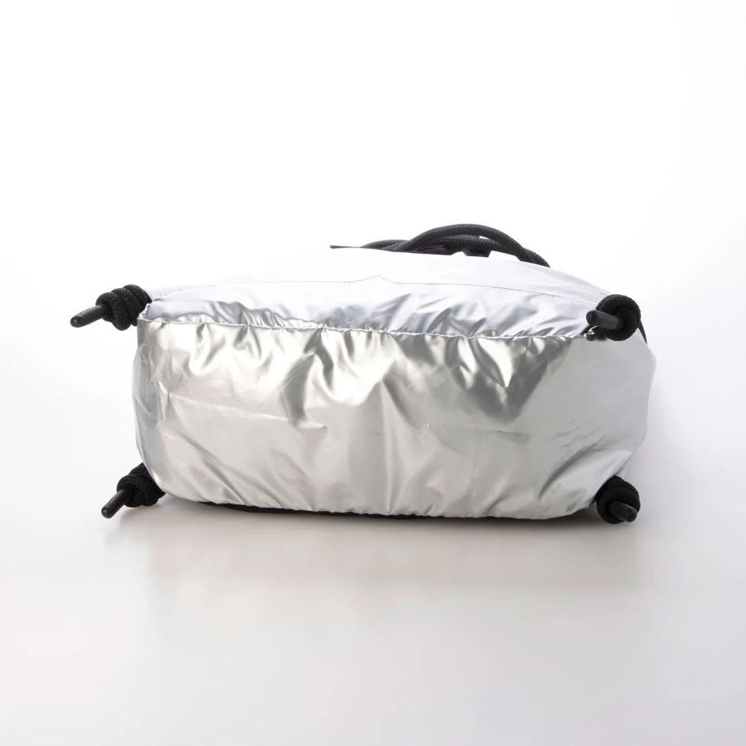 【新品】ハンター トラベルバッグ ナイロントート バッグパック シルバーホイル