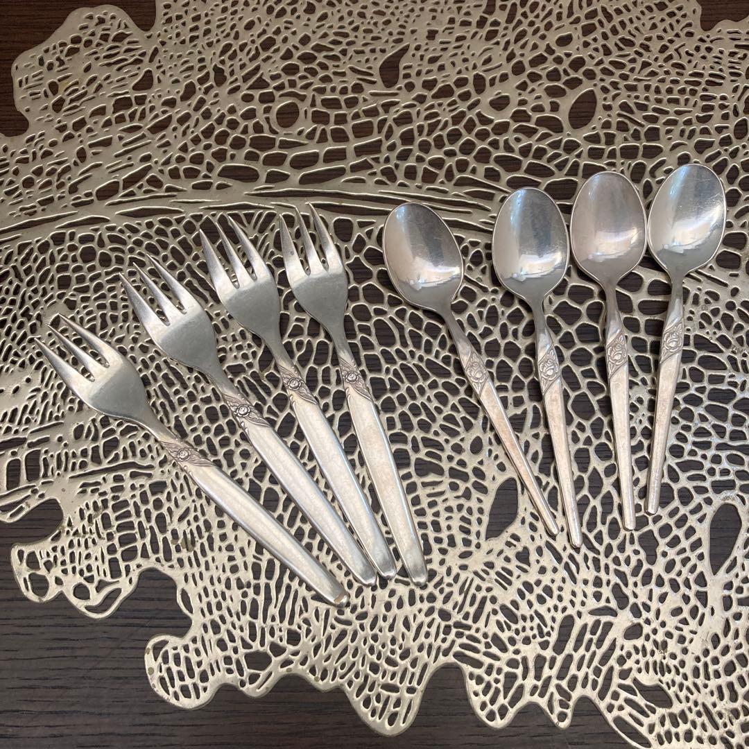 銀製カトラリーセット 8点