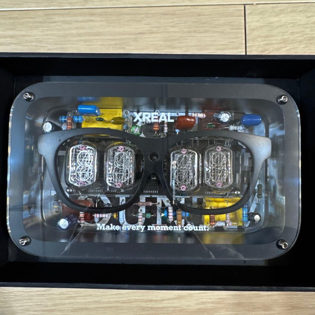 XREAL Nixie Clock 置時計　ニキシー菅時計