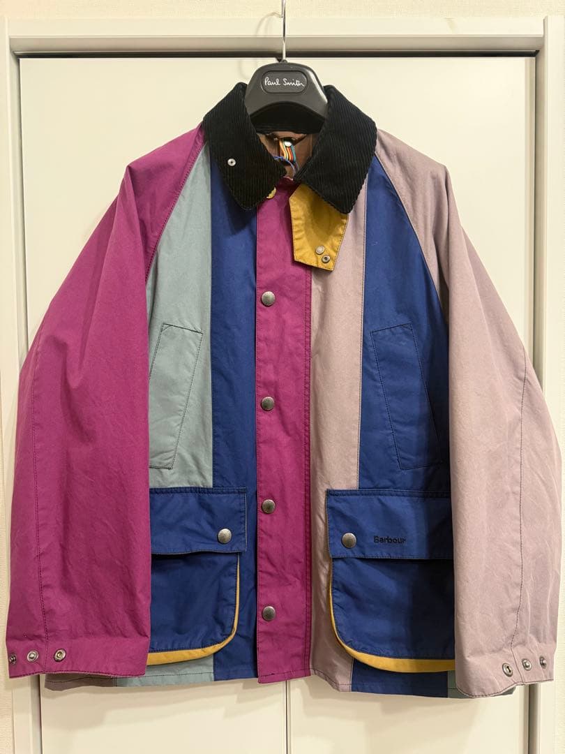 【オイル抜き処理済み】PaulSmith × Barbour Bedale