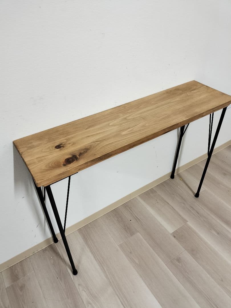 カウンターテーブル　アンティークナチュラル　コンソールテーブル　100✕17