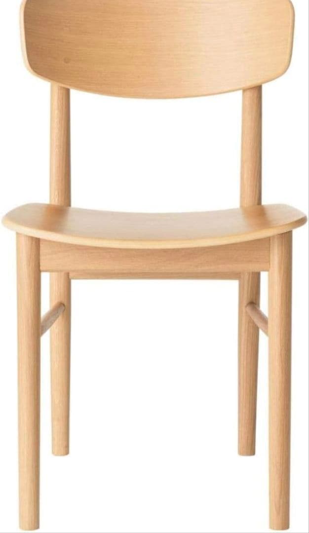 無印良品 ラウンドチェア・オーク材 幅45×奥行51×高さ77cm