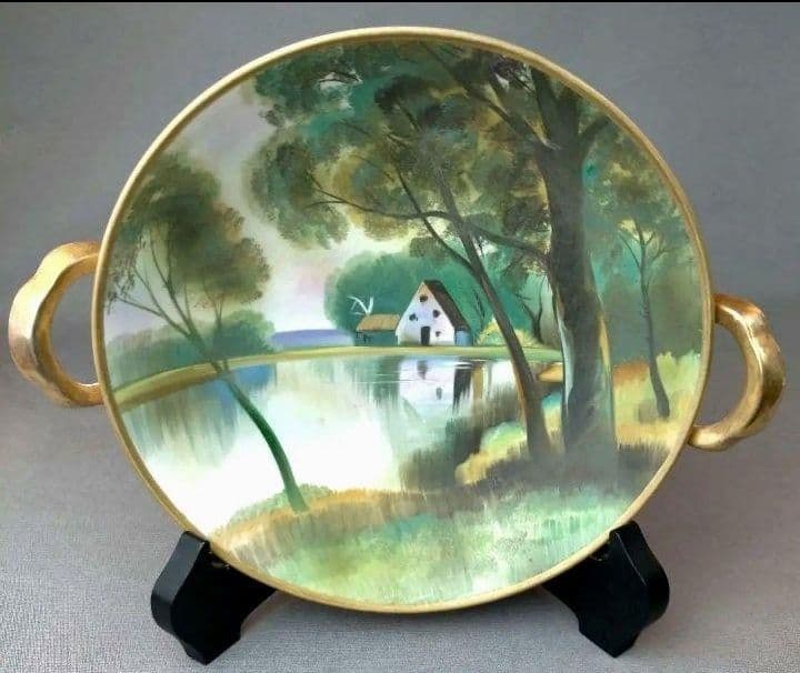 期間限定大セール★オールドノリタケ 風景絵 ボウル