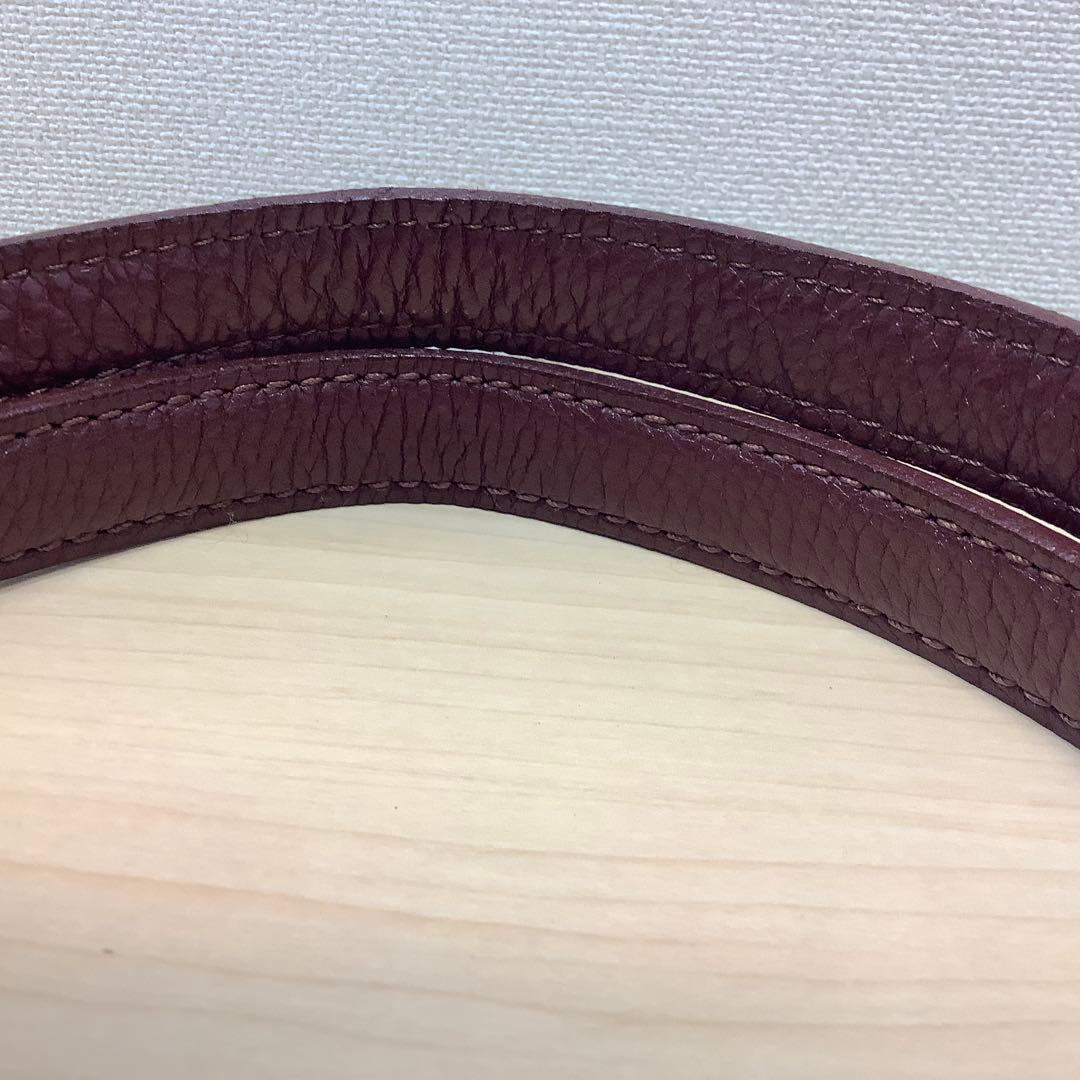 【超値引き】aniary アニアリ レザー トートバッグ　ボルドー