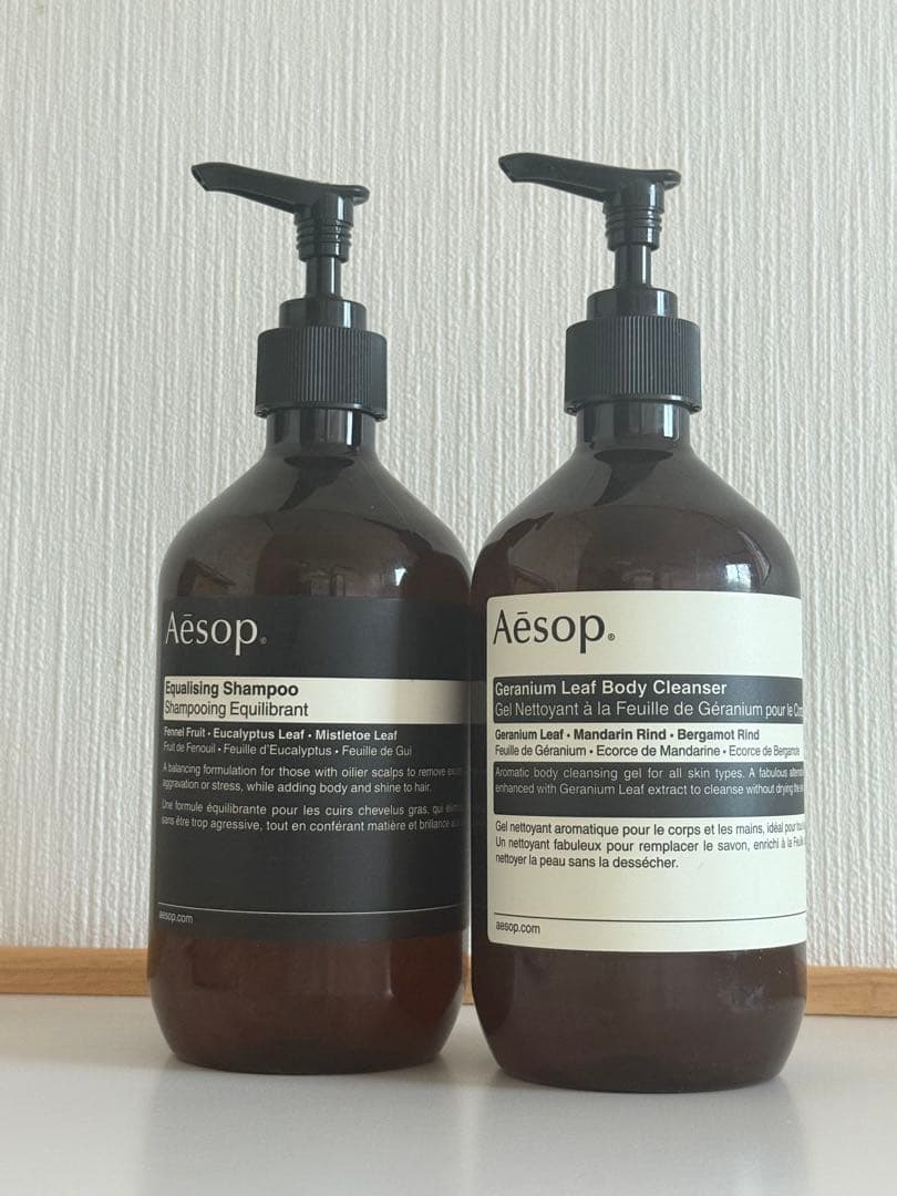 Aesop ボディクレンザーとシャンプーセット 500ml