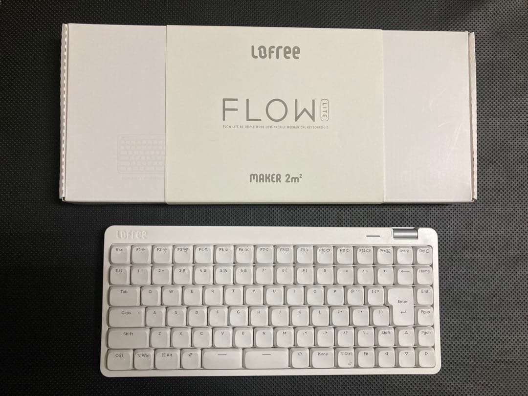 LOFREE flow lite jis配列 ホワイト 白