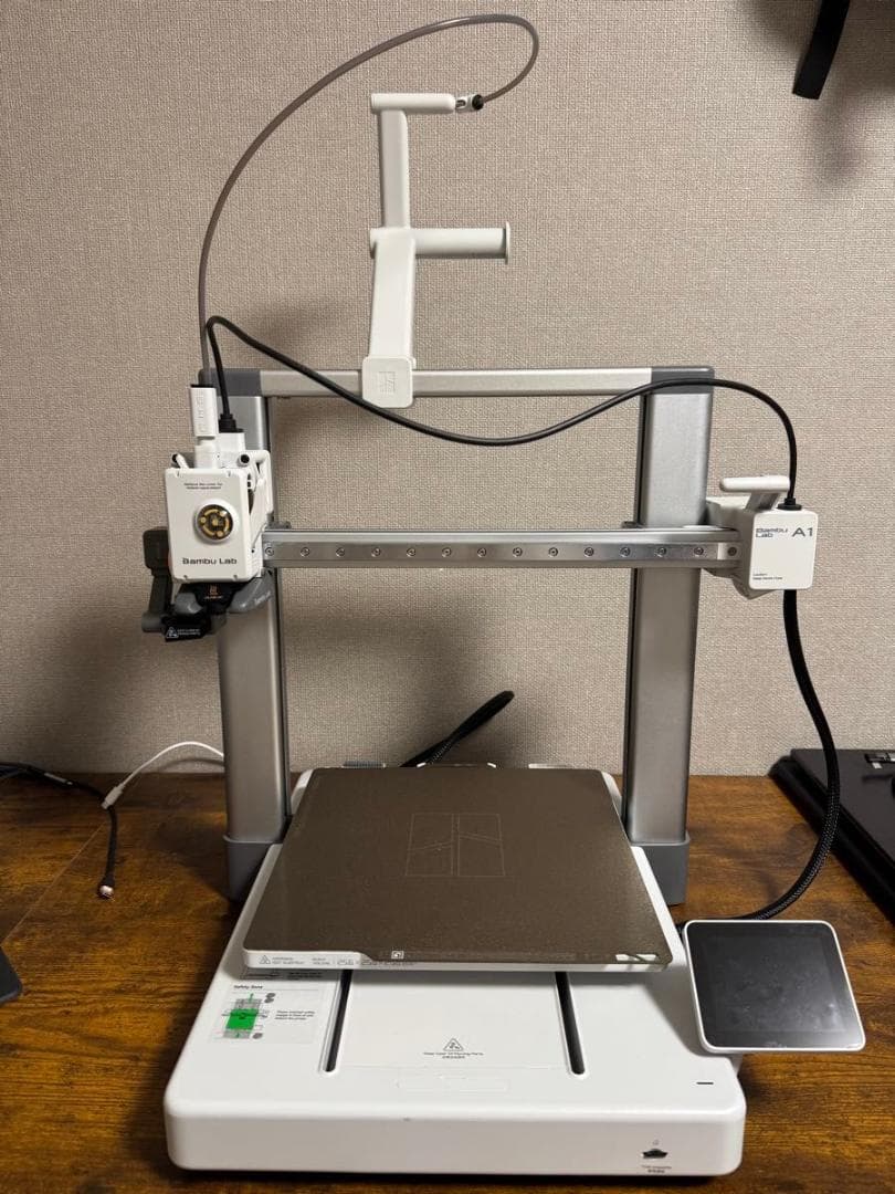 【使用79ｈ・乾燥機付】Bambulab A1+2スプール乾燥機+硬化鋼ノズル