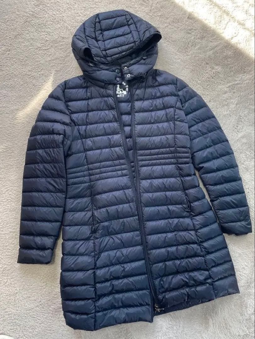［美品］JOTT フード付きダウンジャケット ネイビー
