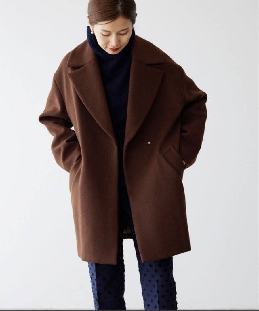 *美品* IENA MANTECO マンテココクーンコート 36