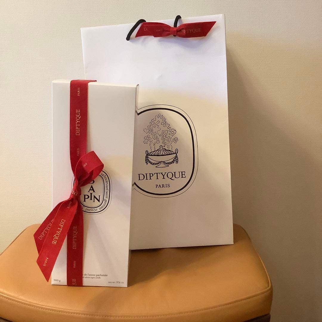 新品未使用保管品　DIPTYQUE テーパーキャンドル Sapin 32cm
