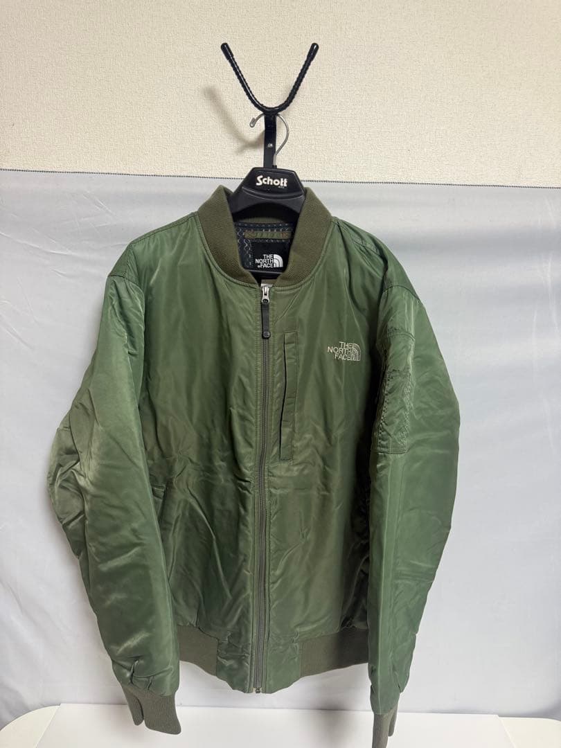 THE NORTH FACE MA-1ジャケット XXLTG オリーブ