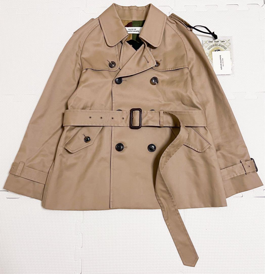 新品未使用 beautiful people トレンチコート ショート ミドル