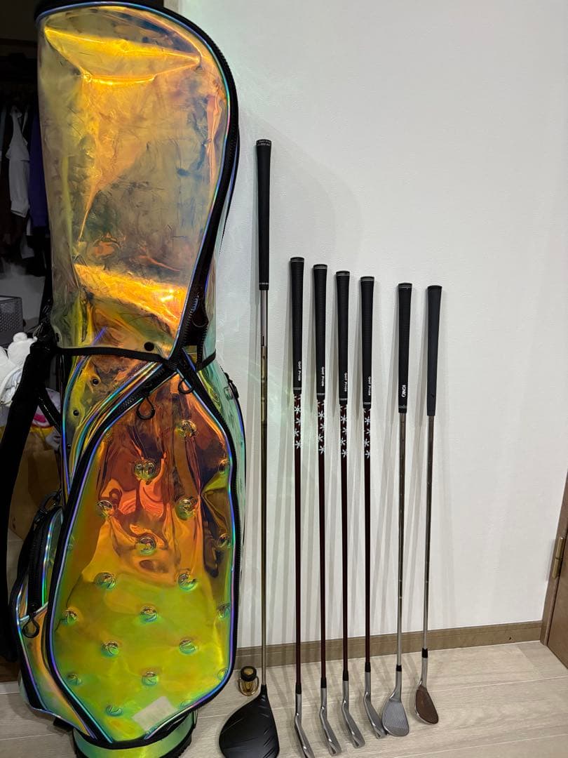 【限定品】HONMA レインボー　キャディバッグ　ping ピン クラブセット