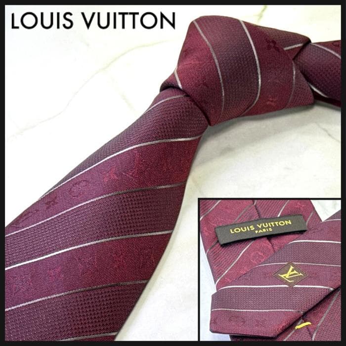 ☆即発 Louis Vuitton ルイヴィトン ネクタイ モノグラム ビトン
