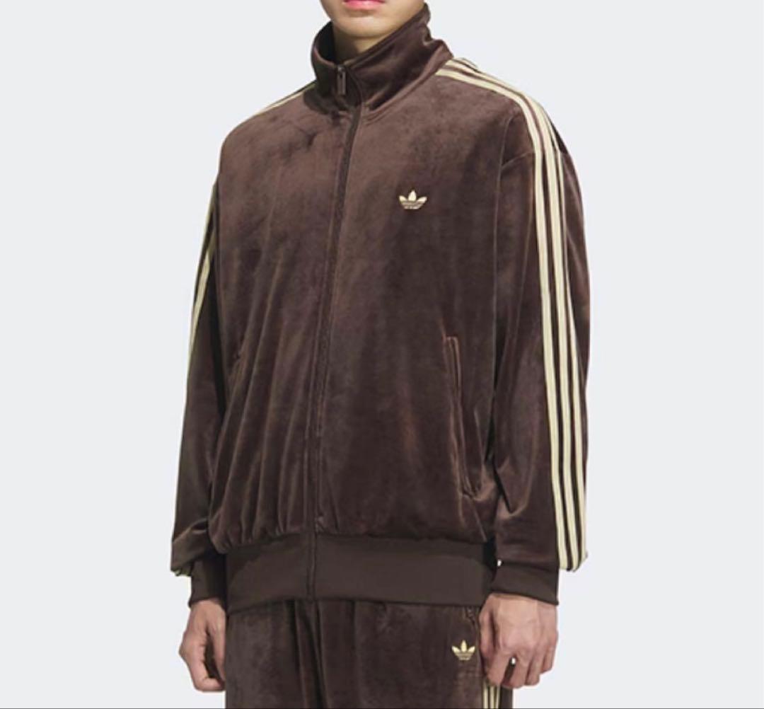 Original adidas ベロアトラックジャケット