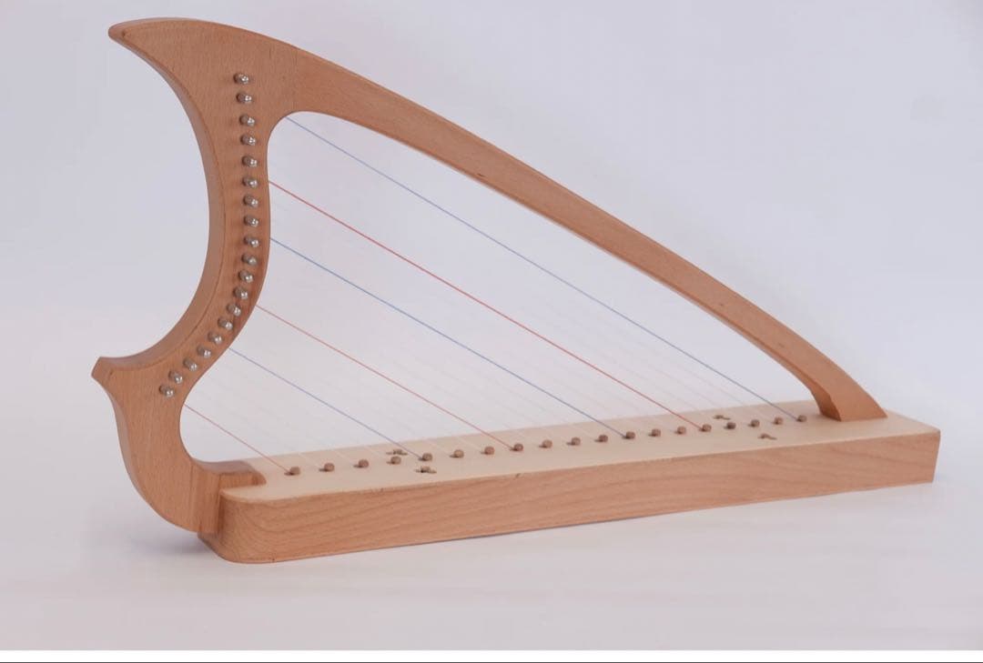 【値下げ】美品 ゴシックハープ 19弦_送料込み