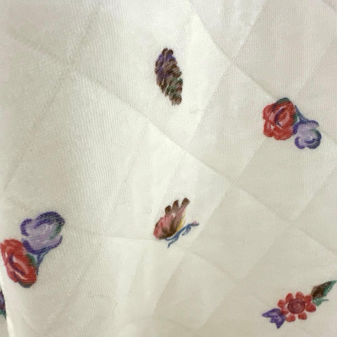 新品未使用タグ付　ワコールツモリチサト　保温性生地暖かキルティングパジャマM 白