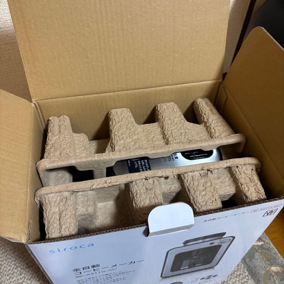 siroca シロカ　全自動コーヒーメーカー SC-A211(K/S)