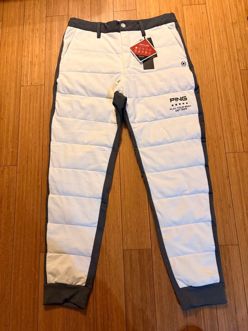 Jさん専用 PING AIR FLAKE パンツ L ホワイト/グレー