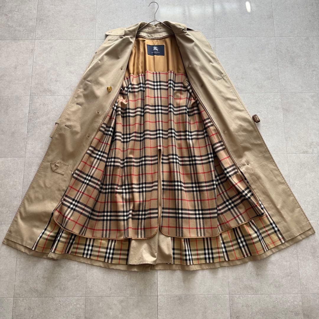 バーバリーロンドン　トレンチコート　ノバチェック　ライナー　ベージュ　9