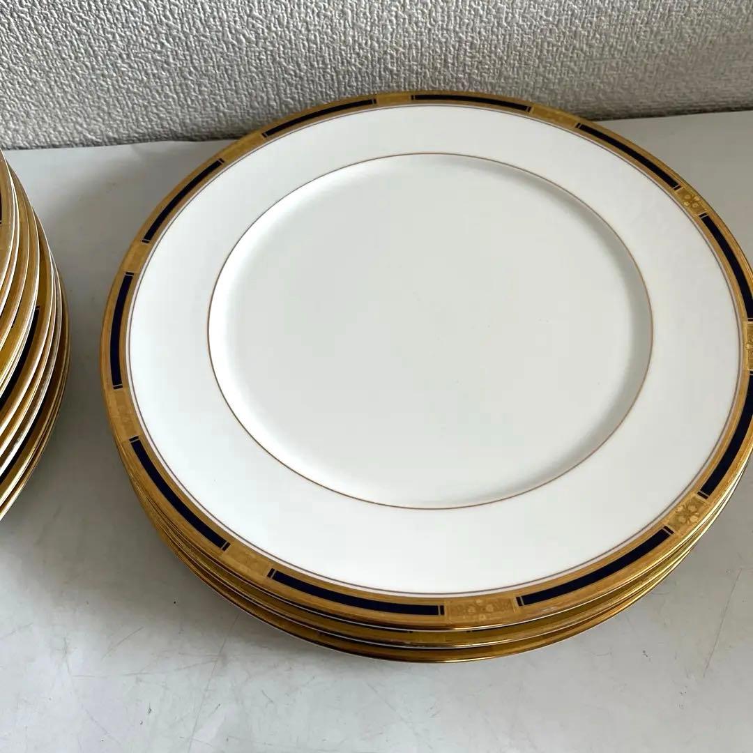 高級ブランド 丸皿 ノリタケ Noritake 金彩 14枚 大皿 セット 大量