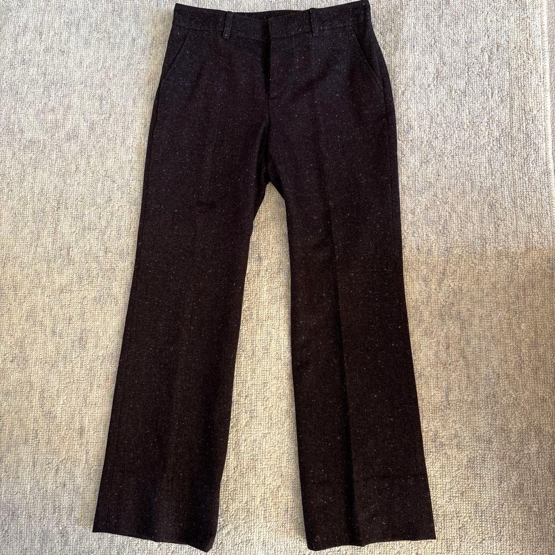 【美品】AQUASCUTUM アクアスキュータム パンツスーツ ウール 絹