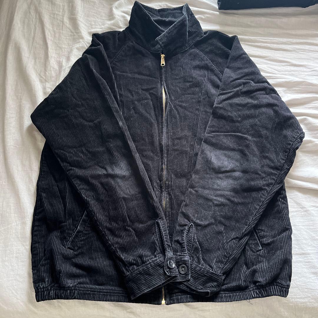 クックマン コーデュロイ セットアップ 黒 L