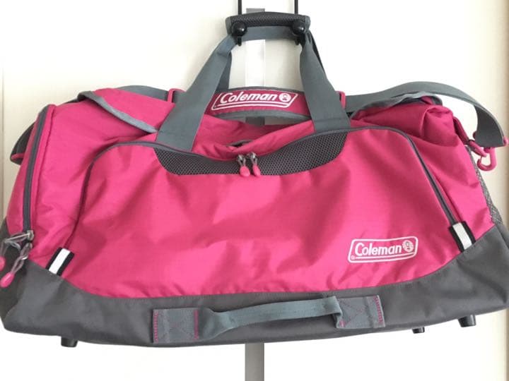 専用　コールマン ボストンバッグ　50L ピンク
