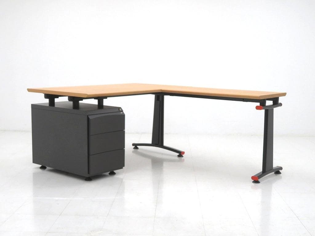 knoll ノール　ビンテージ　L型デスク　書斎机　モダン　エグゼクティブデスク