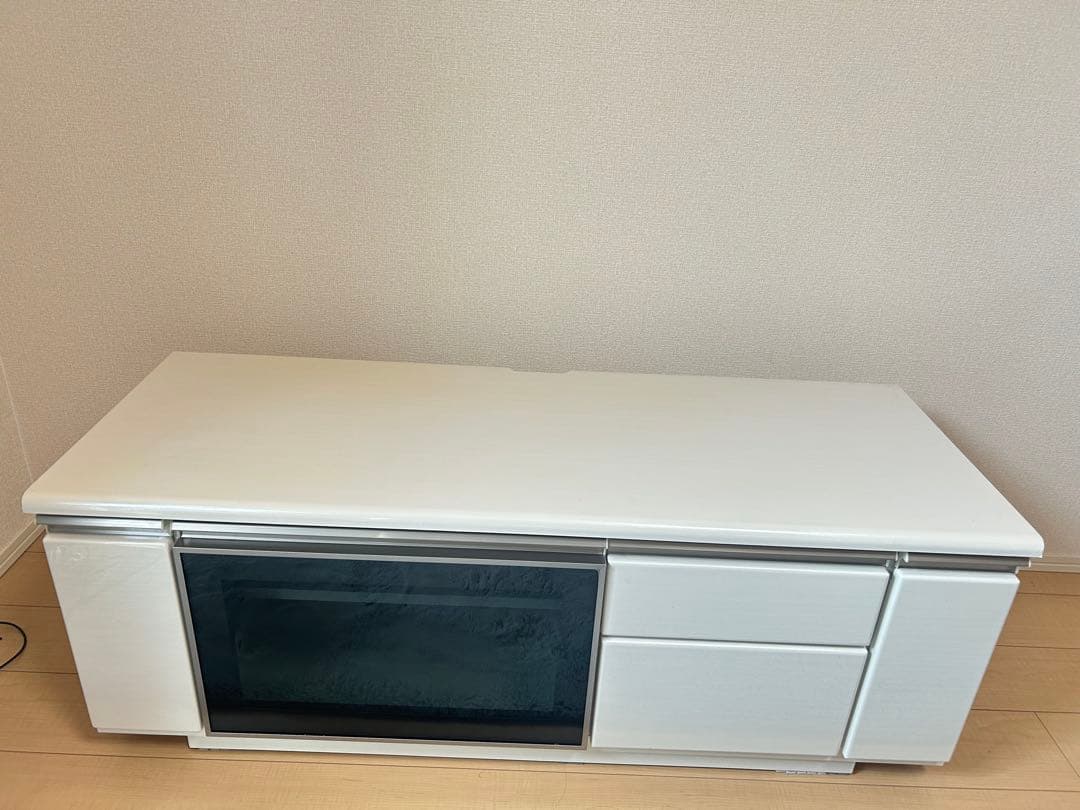 【良品】ホワイト テレビボード／ローボード