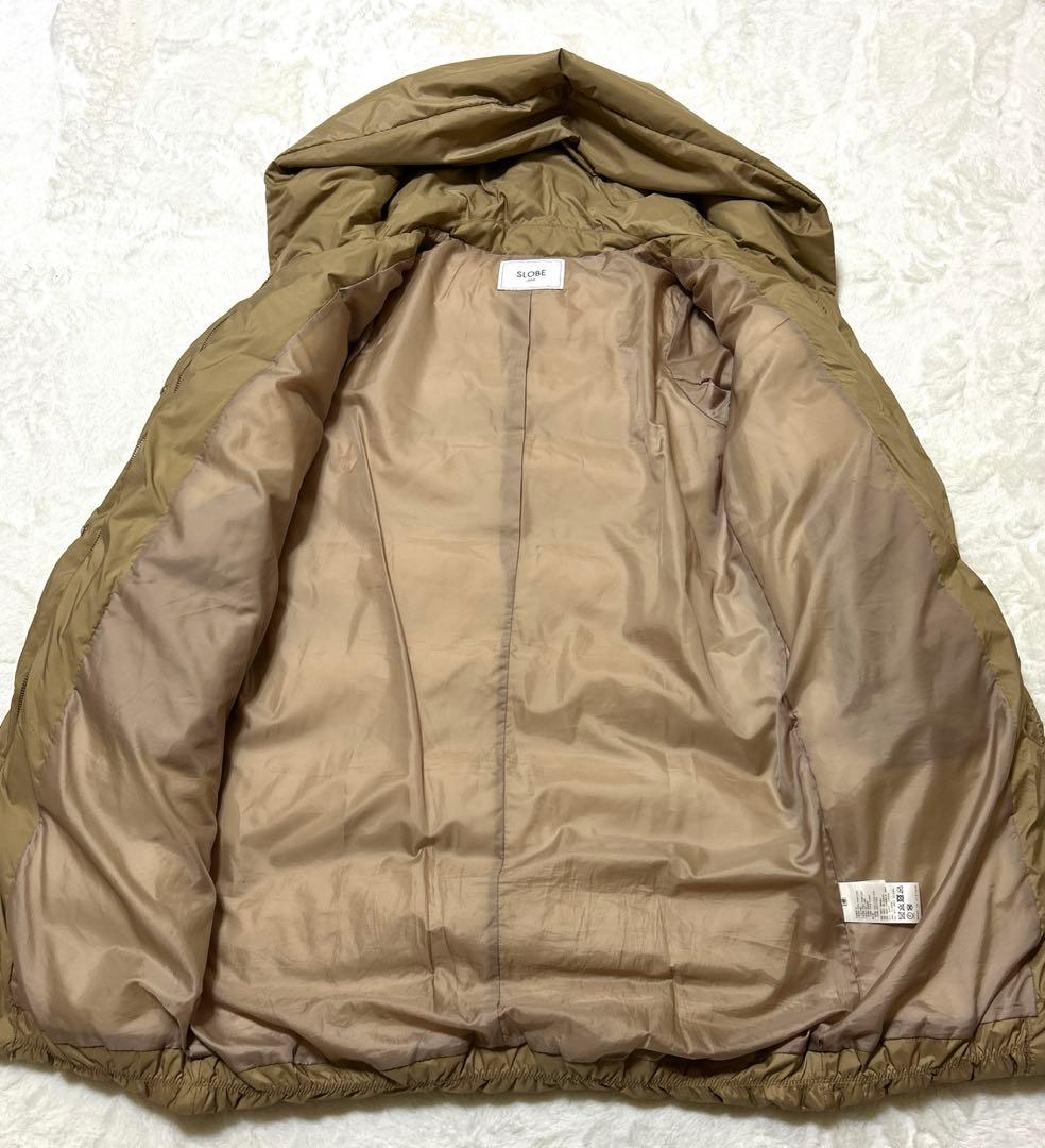 SLOBE IENA ショールフードロングダウンコート L