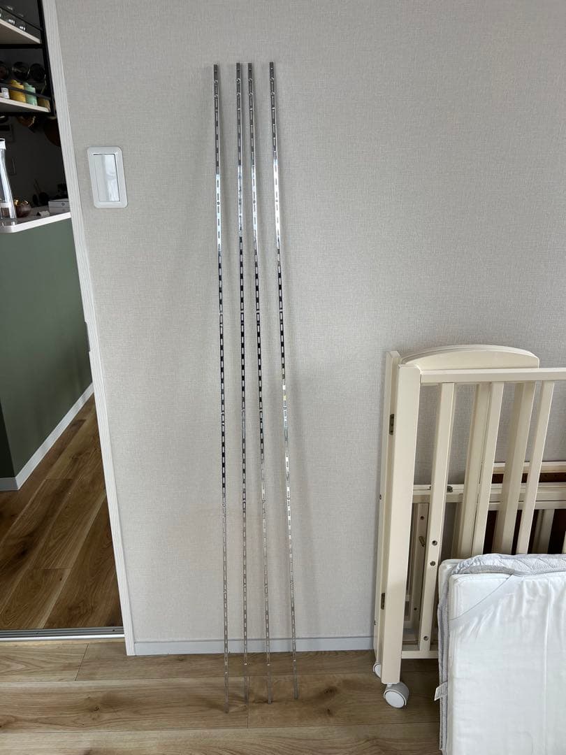 3/24終了　DIY 壁面収納　ロイヤル　チャンネルサポート　棚柱　棚受