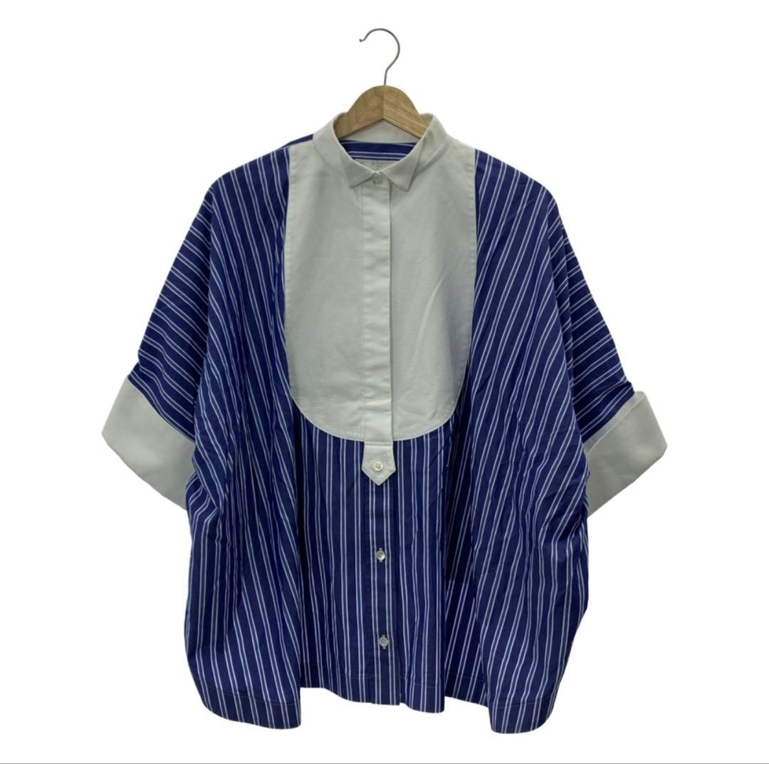 Sacai ストライプフレアシャツ　　2