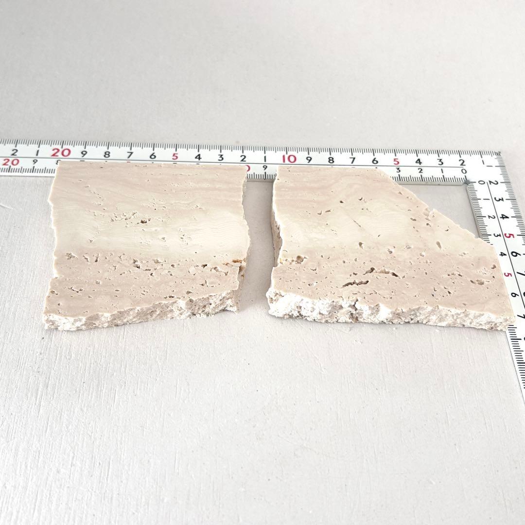 513ロマノトラバーチン（大理石端材プレート）