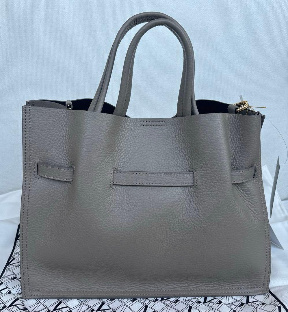 VIOLAd’ORO ヴィオラドーロ イタリアンWフェイスレザートートバッグ M