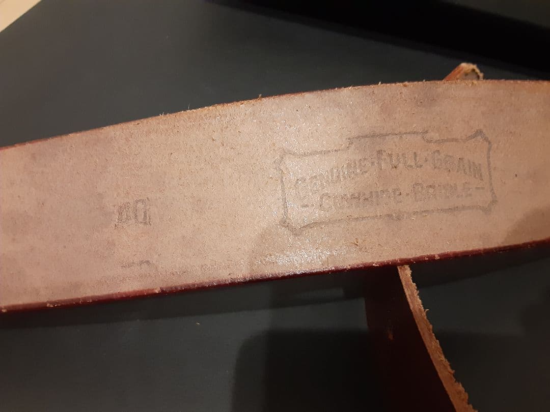 1960年代OLD BROWN GARRISON BELTギャリソンベルト