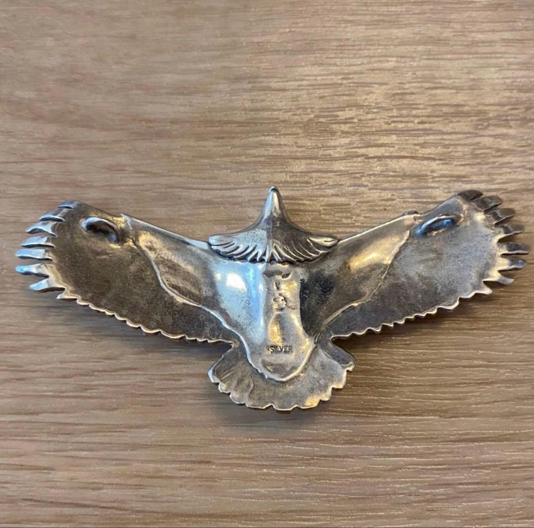 廃盤全銀銀縄ターコイズ付き大イーグル タディアンド キング