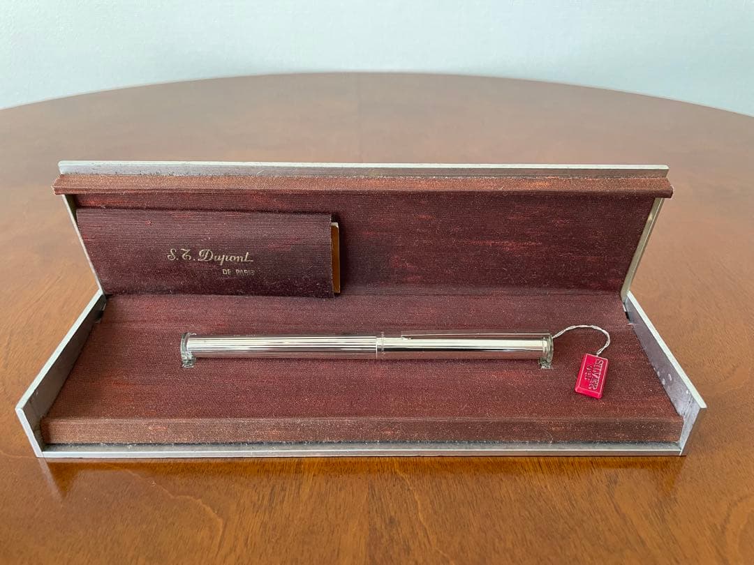 デュポン 万年筆 46870 ソリッド・シルバー S.T.Dupont