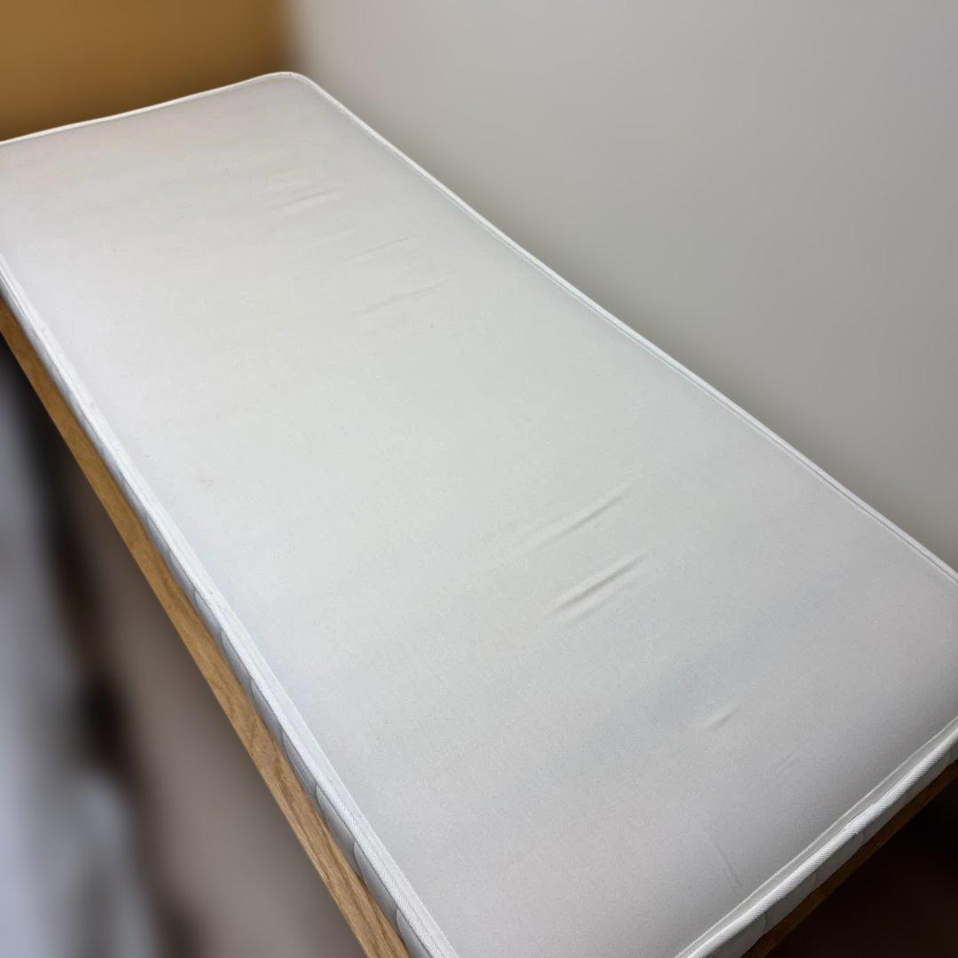 無印良品　木製スモールシングルベッドフレーム マットレス　セット