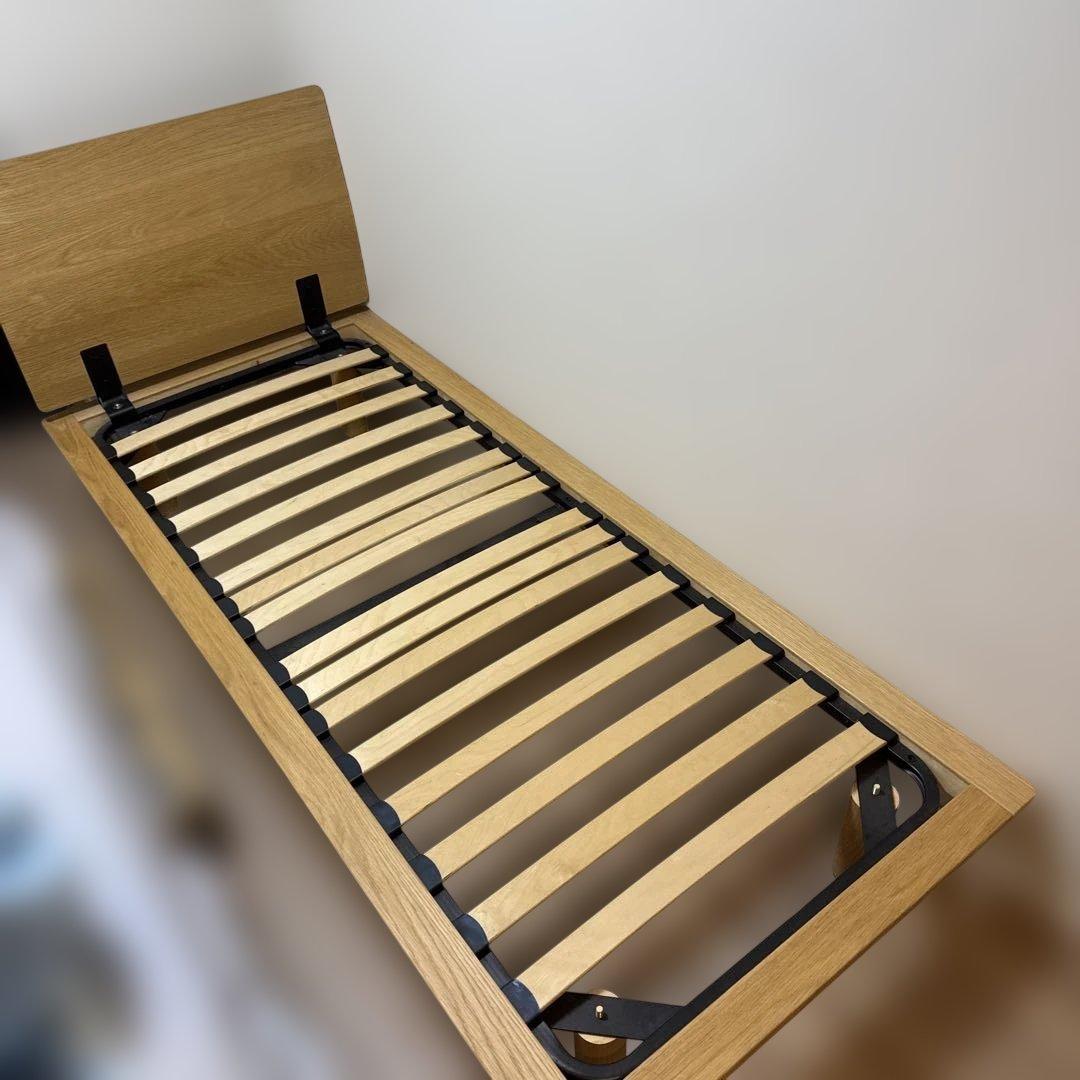 無印良品　木製スモールシングルベッドフレーム マットレス　セット