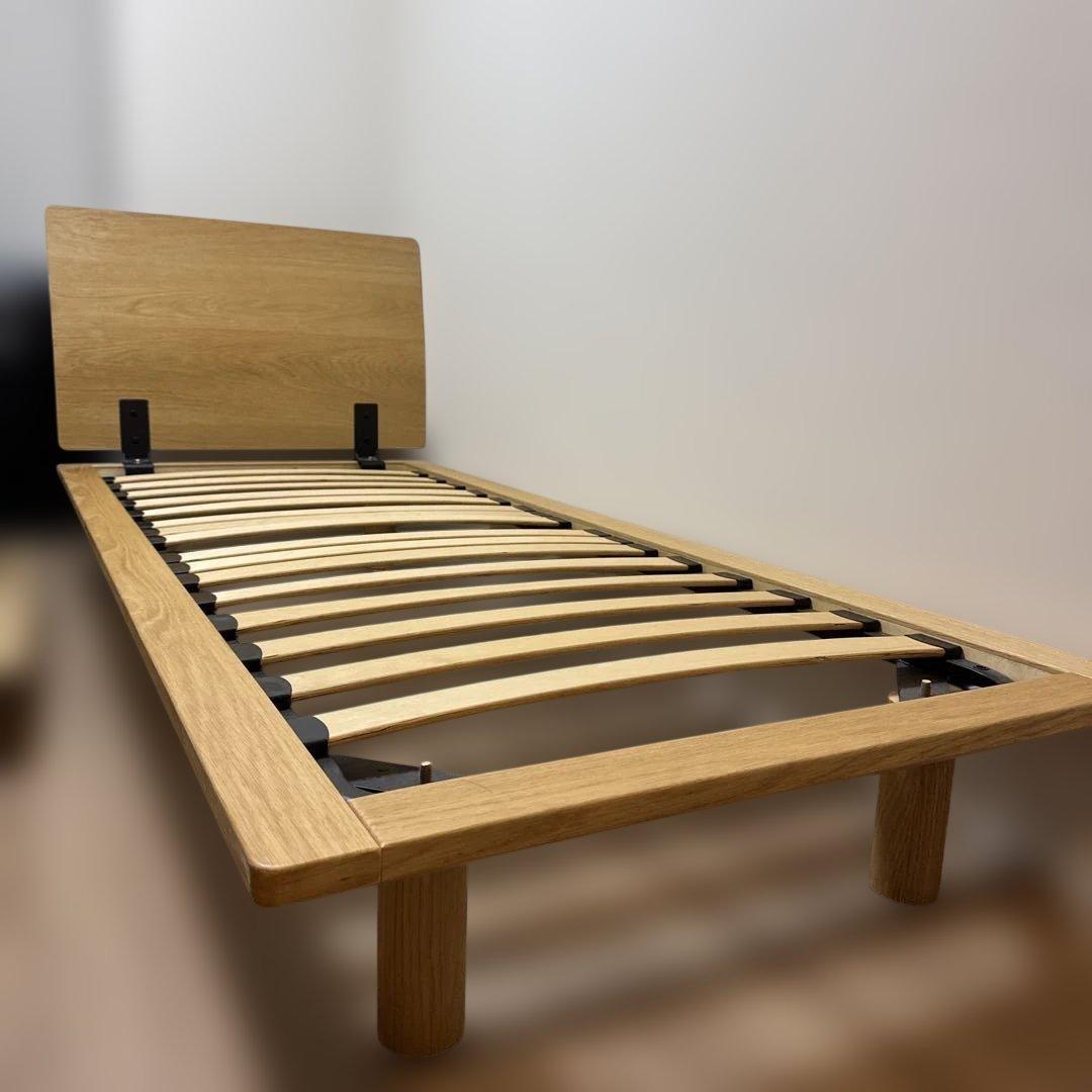 無印良品　木製スモールシングルベッドフレーム マットレス　セット