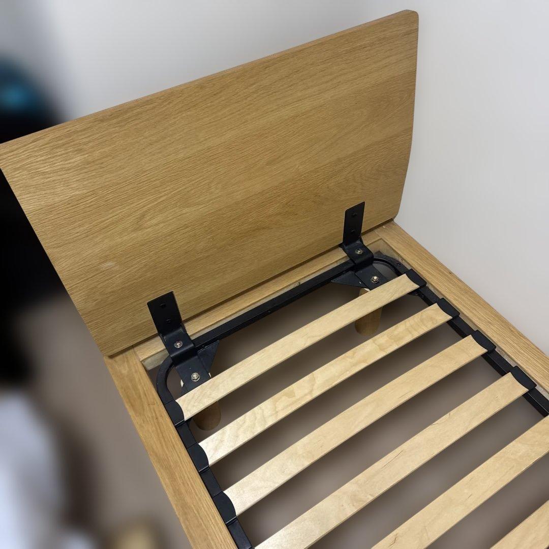 無印良品　木製スモールシングルベッドフレーム マットレス　セット