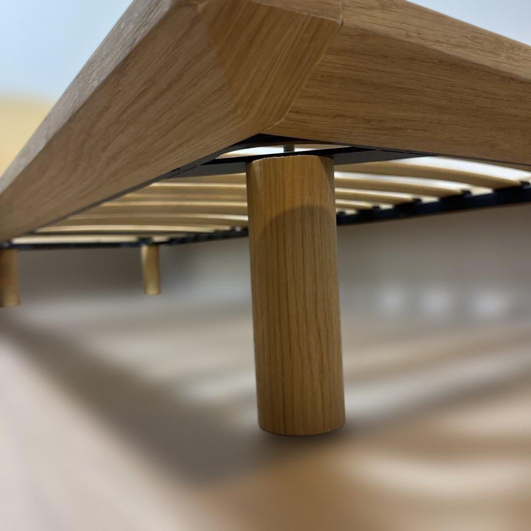 無印良品　木製スモールシングルベッドフレーム マットレス　セット