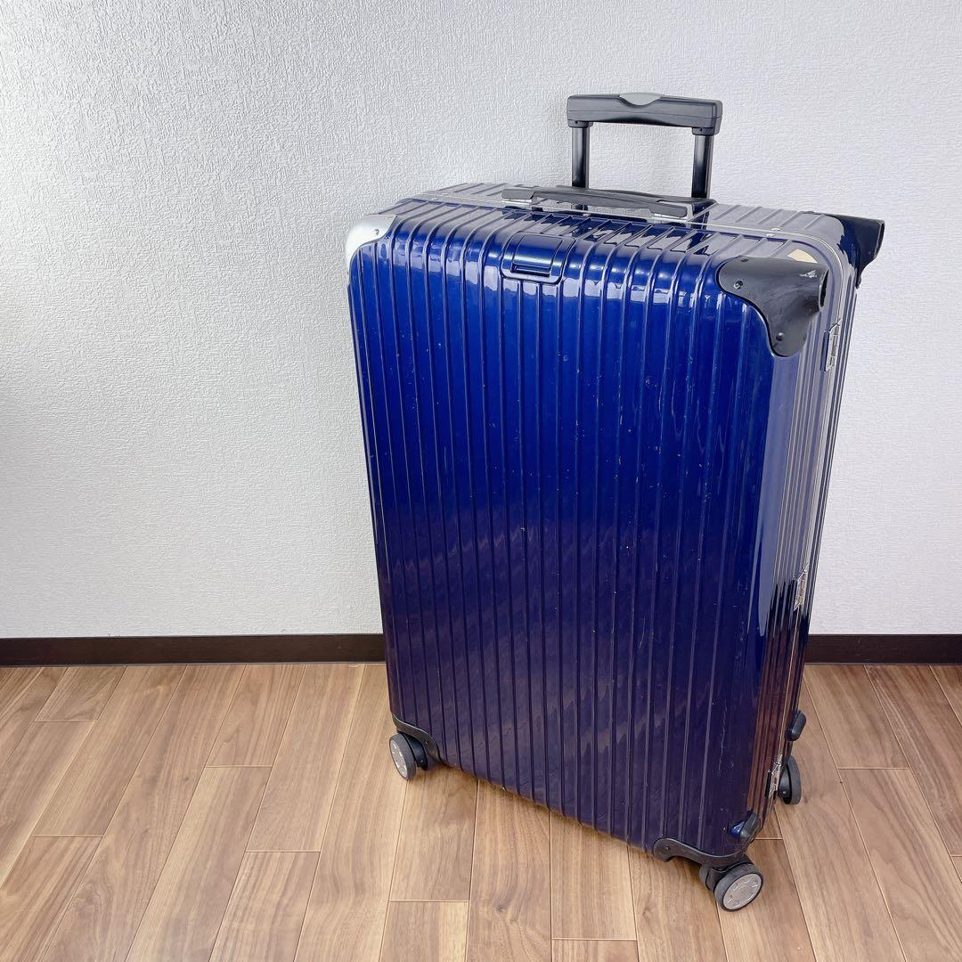 【良品】リモワ　リンボ　891.77 ブルー　89L 四輪　キャリーケース